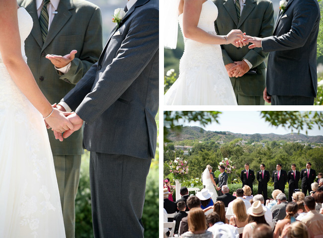 Coto de Caza Golf & Racquet Club outdoor wedding ceremony