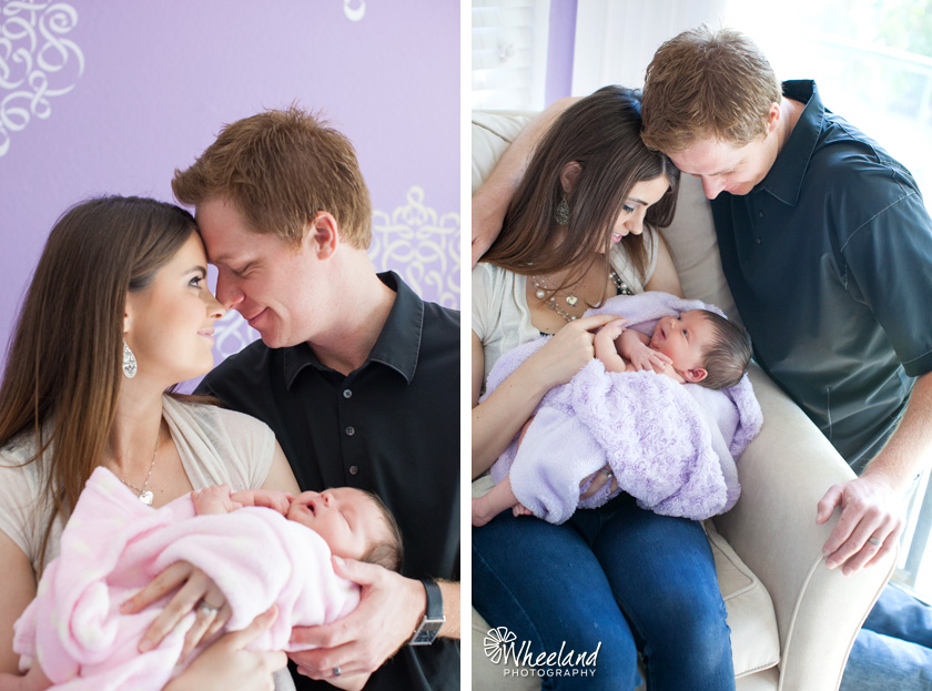 Newborn Baby Girl Photos Purple