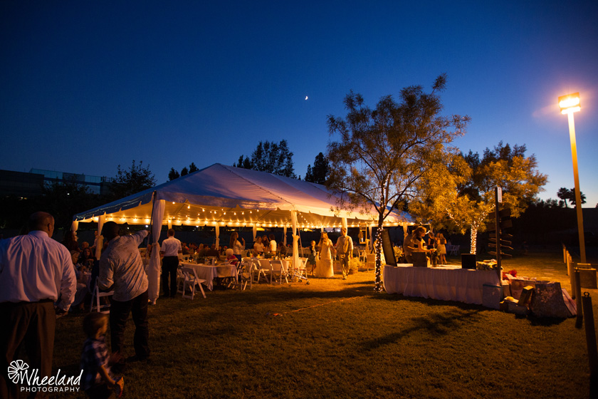Outdoor Wedding Reception Orange County