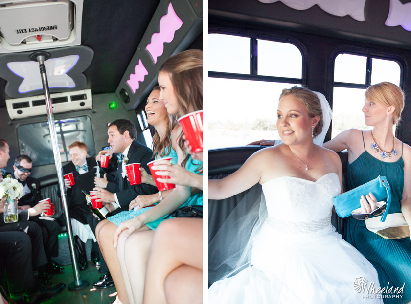 wedding party bus