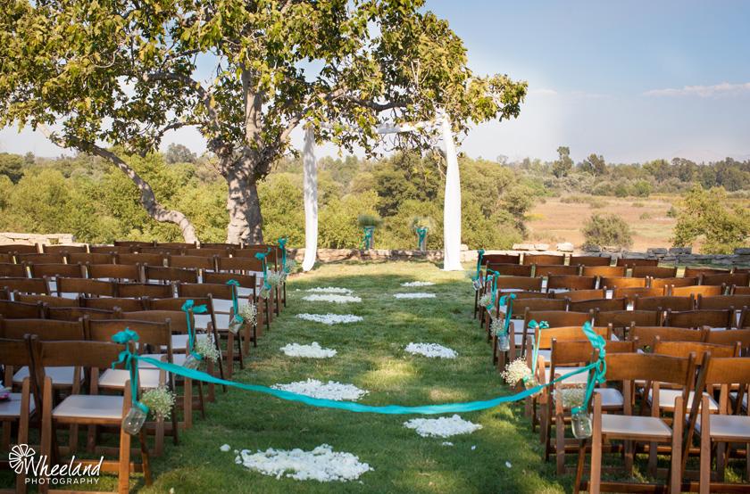 outdoor wedding california