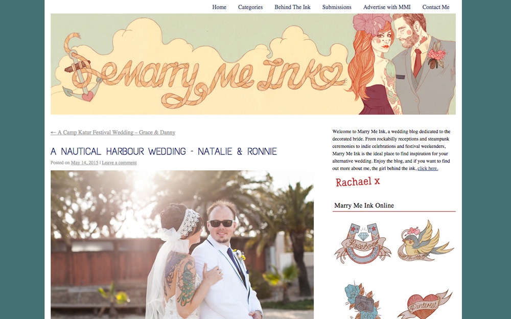 Marry Me Ink Wedding Blog Feature