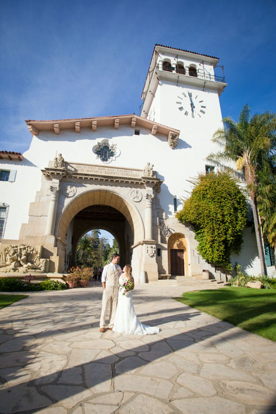 Santa Barbara Historic Courthouse Wedding Featured on The Knot