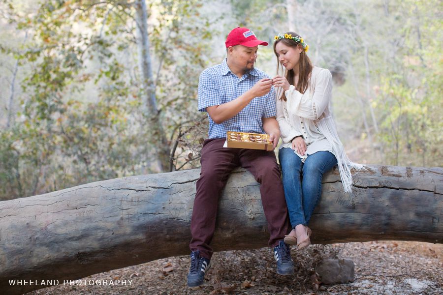 Forrest Gump themed Engagement Photoshoot