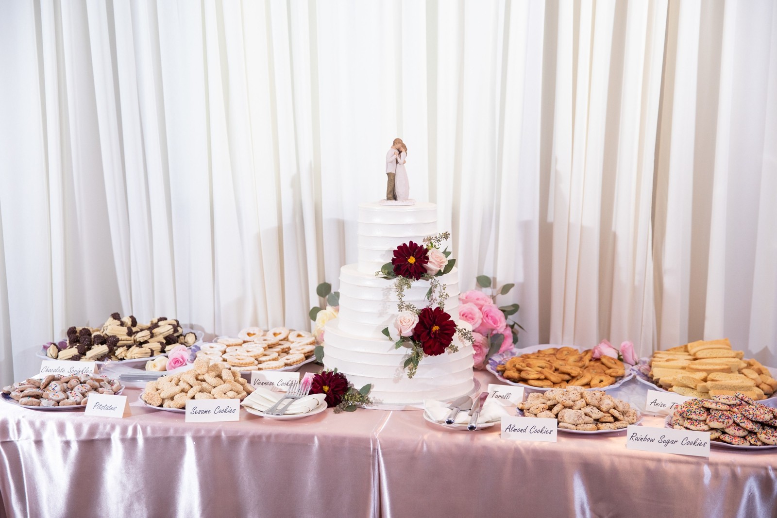Wedding Cake and dessert bar