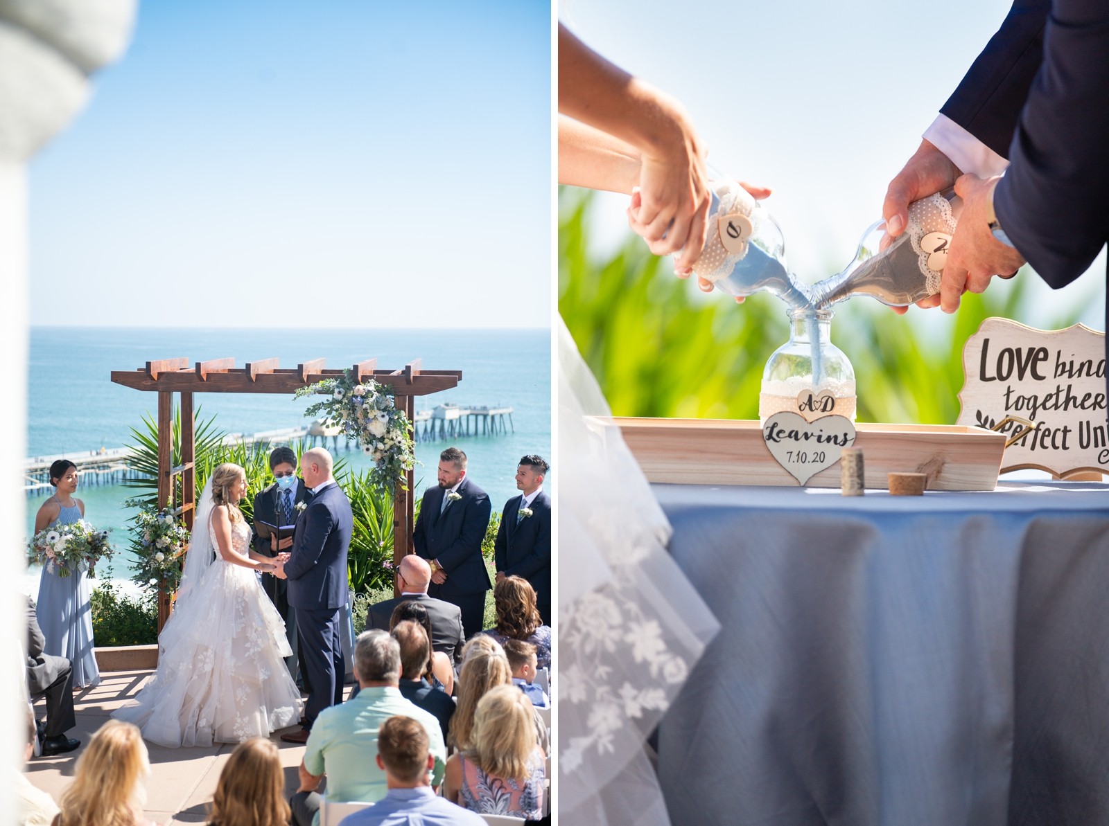 Casa Romantica San Clemente Summer Beach Wedding