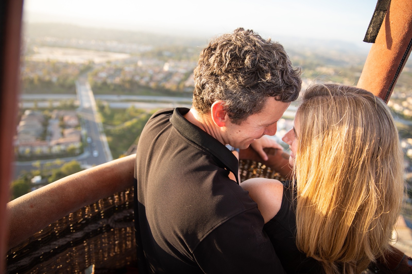 Wheeland Photography Josh + Brette Hot Air Balloon Engagement San Diego