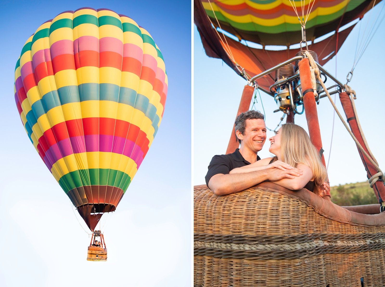 Wheeland Photography Josh + Brette Hot Air Balloon Engagement San Diego