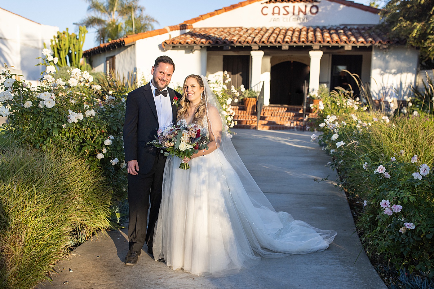 The Casino San Clemente beach wedding