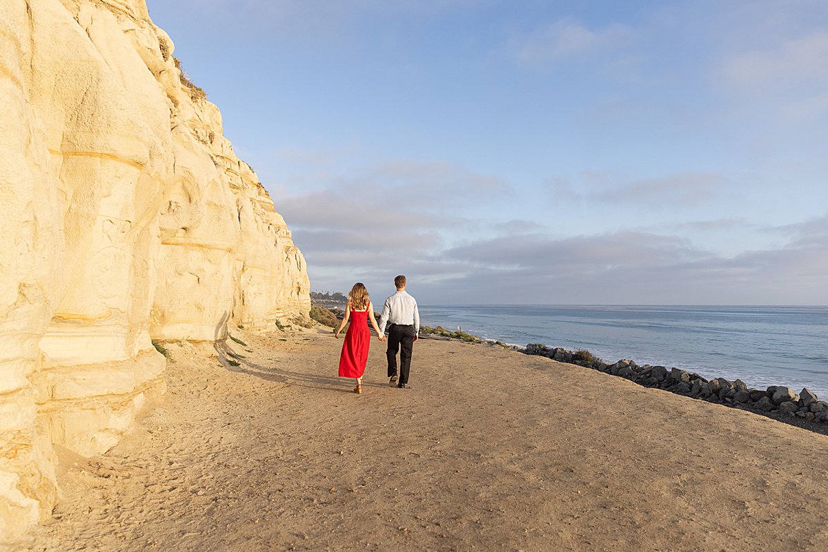San Clemente Beach Engagement Portraits