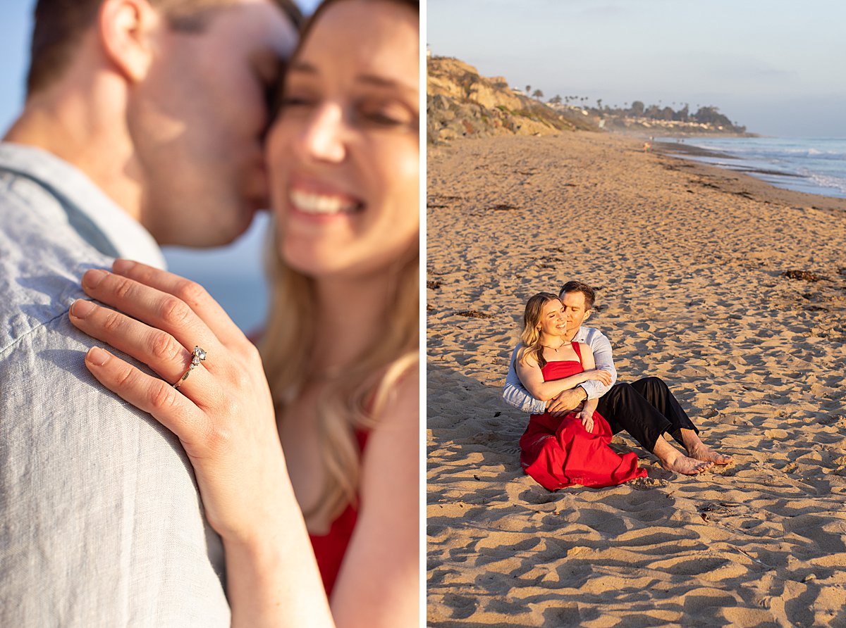 San Clemente Beach Engagement Portraits