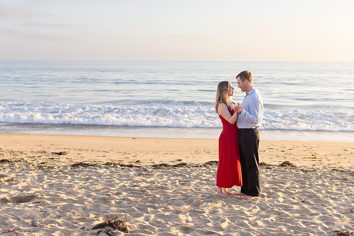 San Clemente Beach Engagement Portraits