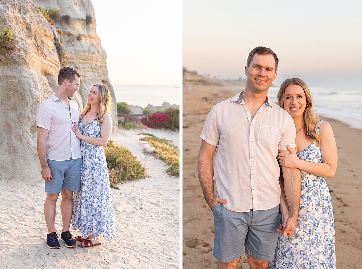 San Clemente Beach Engagement Portraits