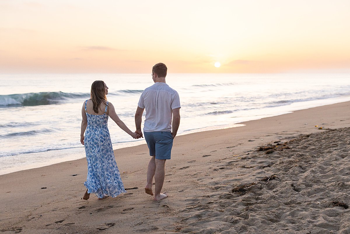 San Clemente Beach Engagement Portraits