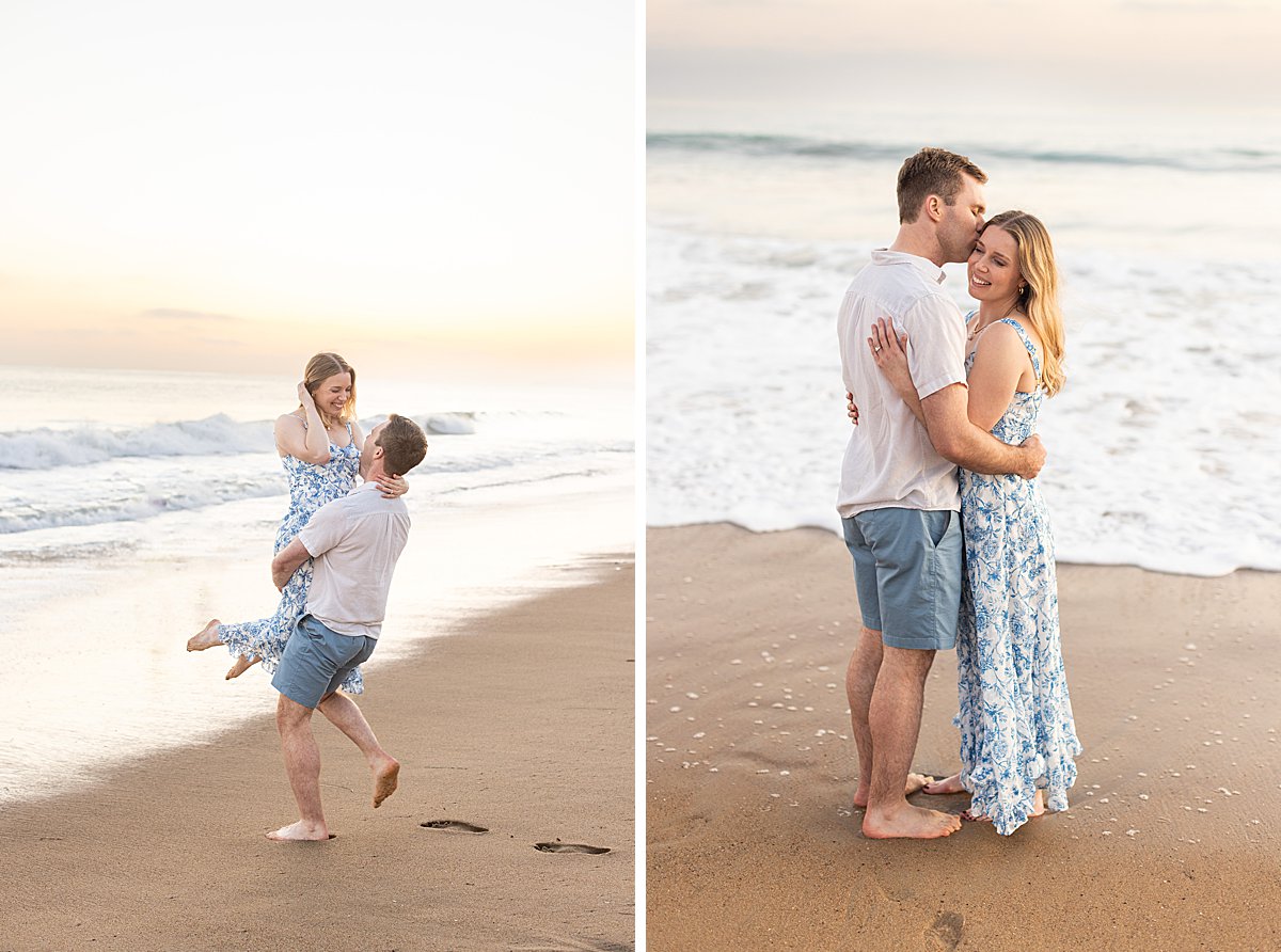 San Clemente Beach Engagement Portraits