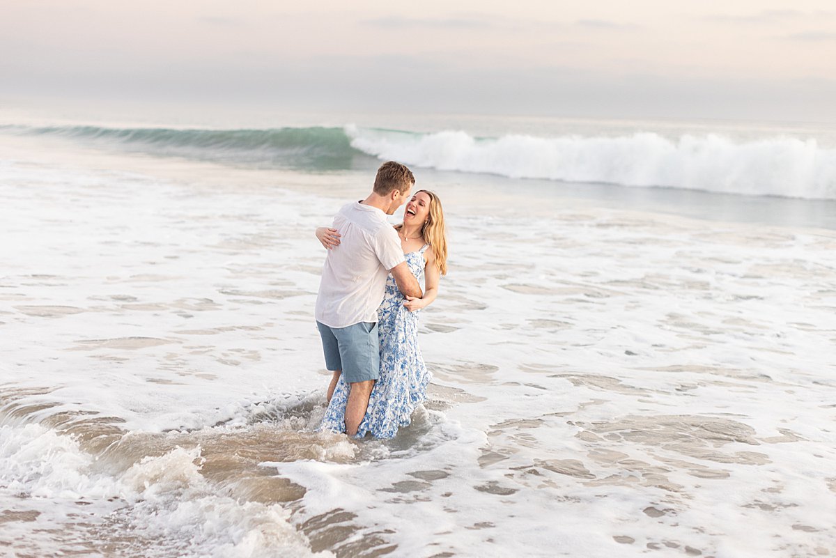 San Clemente Beach Engagement Portraits