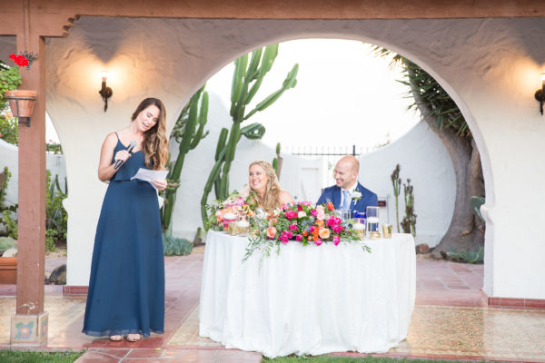 San Clemente Casa Romantica Wedding Reception